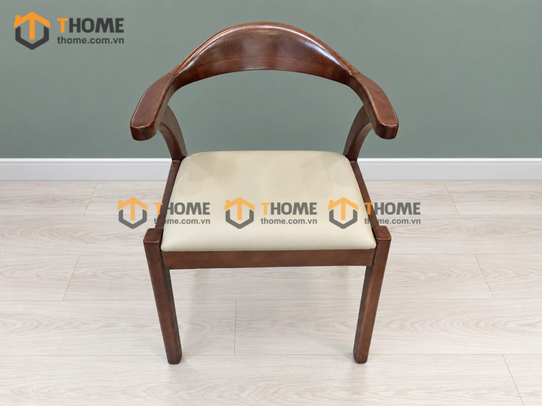 Ghế Ăn Gỗ Sồi Tự Nhiên Mặt Nệm Kennedy Kiểu Mới GHEMN-51SN
