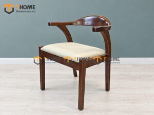 Ghế Ăn Gỗ Sồi Tự Nhiên Mặt Nệm Kennedy Kiểu Mới GHEMN-51SN
