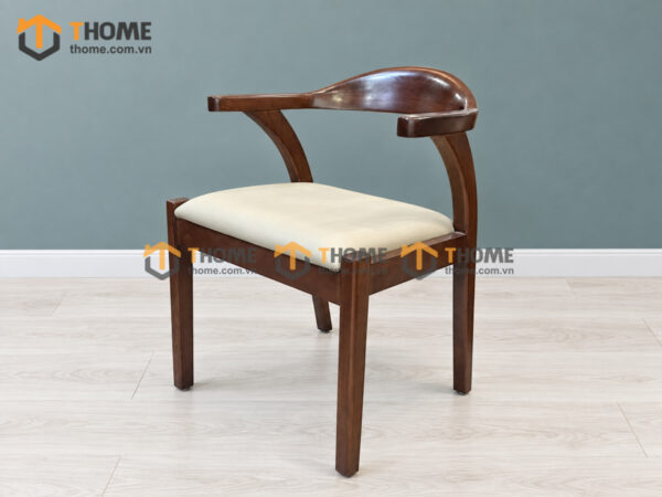 Ghế Ăn Gỗ Sồi Tự Nhiên Mặt Nệm Kennedy Kiểu Mới GHEMN-51SN