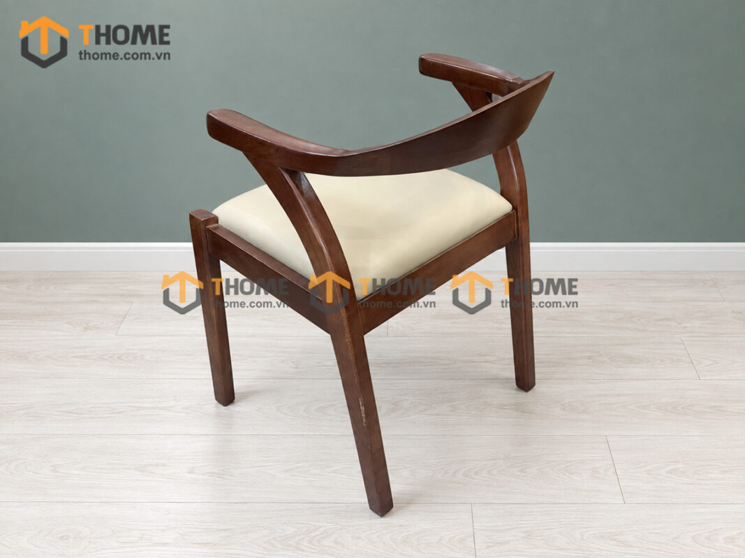 Ghế Ăn Gỗ Sồi Tự Nhiên Mặt Nệm Kennedy Kiểu Mới GHEMN-51SN